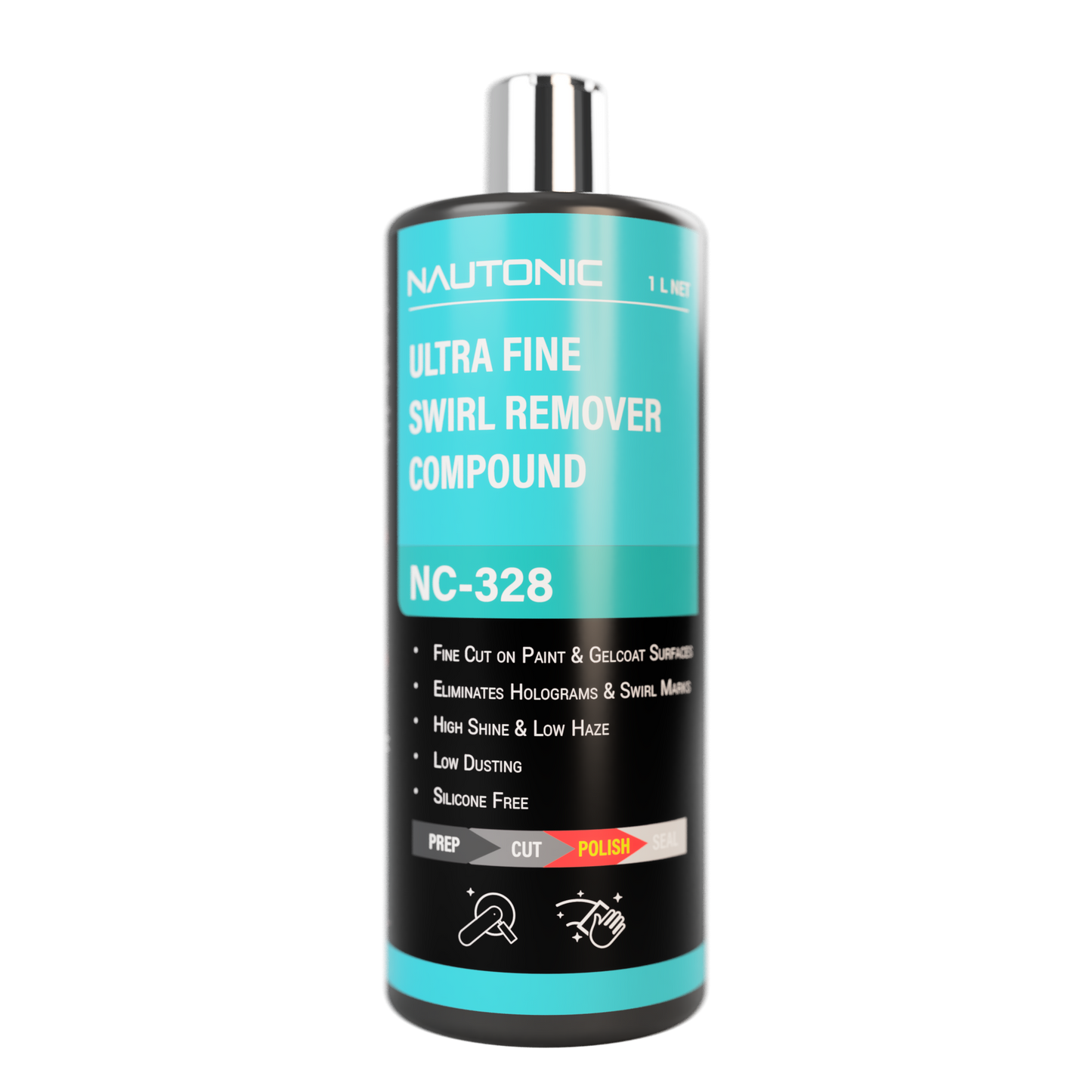 Nautonic NC-328 Ultrafine Swirl Remover Compound 1lt