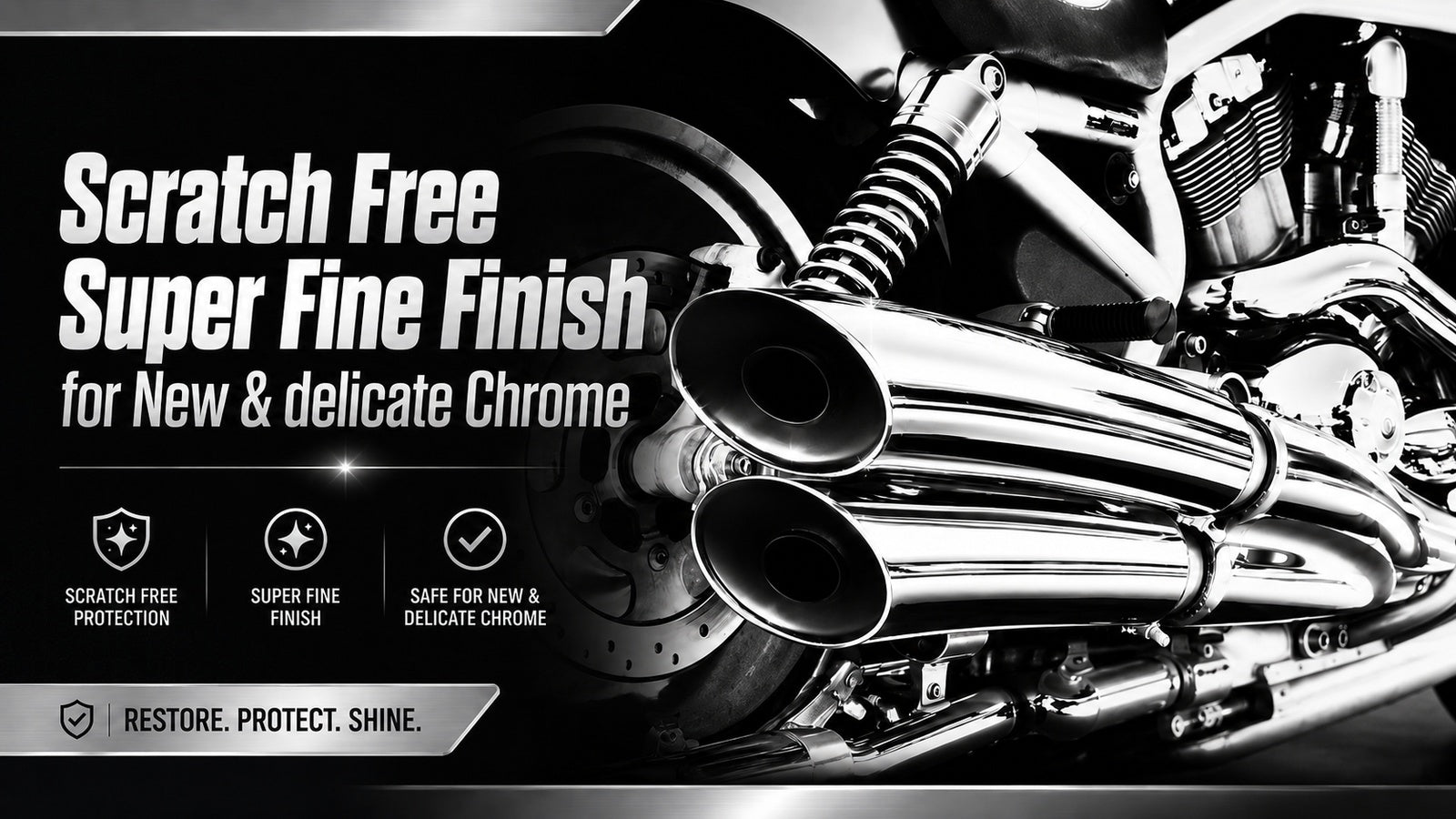 Nautonic Micron One Metal Polish. Finest finish on Chrome